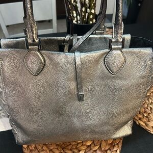 Michael Kors Shimmering Silver Tote